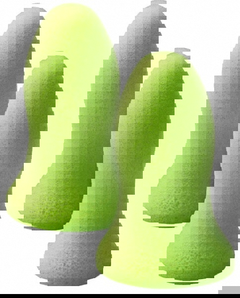 Earplug: 33dB, Non-PVC Foam, Contoured, Roll Down, Uncorded